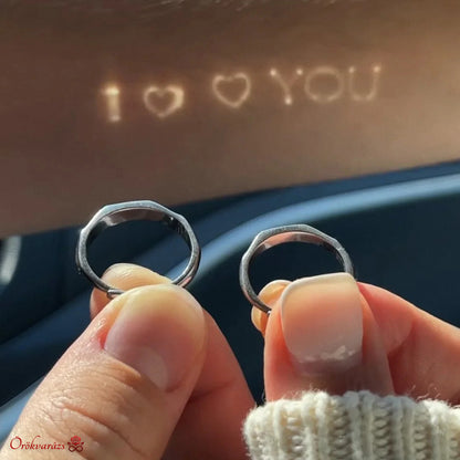 I 🤍 YOU páros gyűrűszett